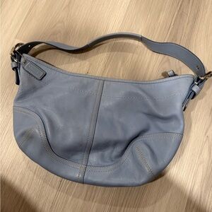 Coach y2k Periwinkle Light Blue Soho Hobo Shoulder Bag